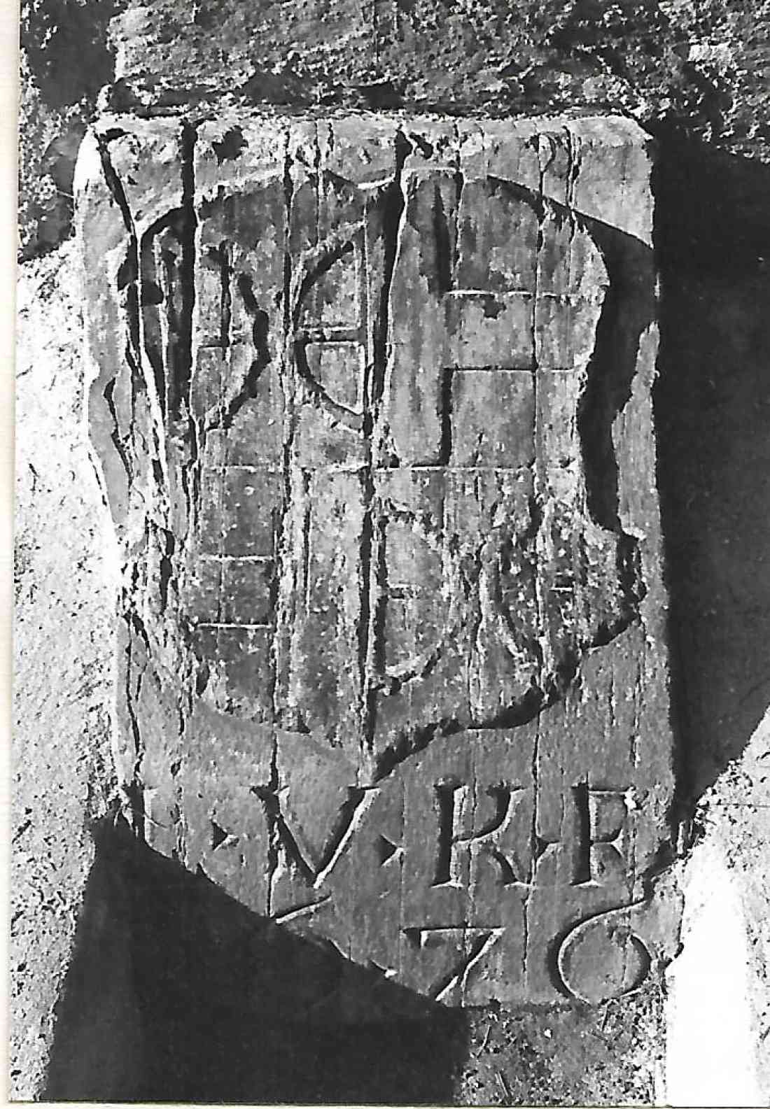 Wappenstein der Königsberger,1626 Ludwig Königsberg erbaute das Schloß 1624-26