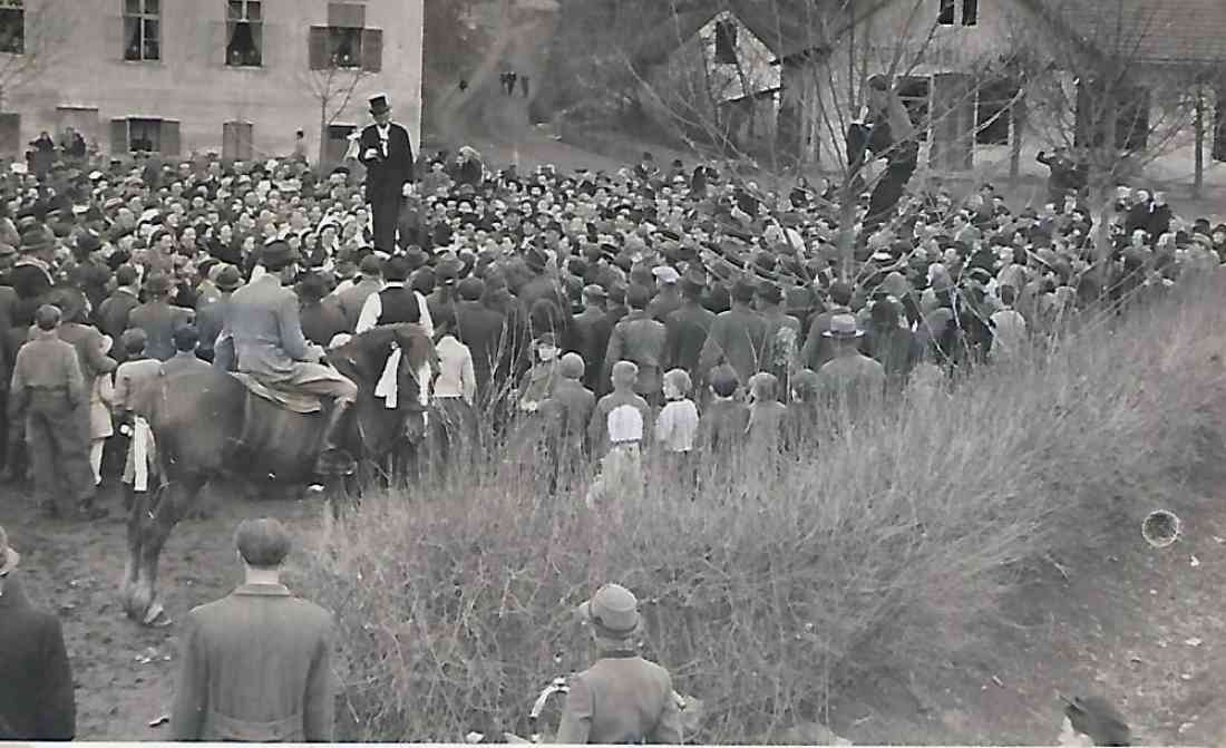 Bad Tatzmannsdorf: Blochziehen, 1948