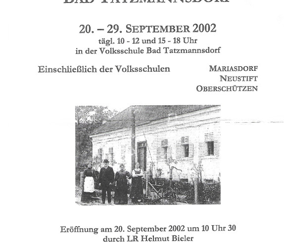 150 Jahre Volksschule Bad Tatzmannsdorf