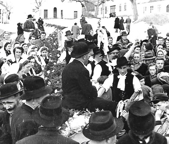 Sulzriegel: Blochziehen 1952