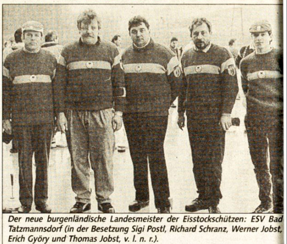 ESV Bad Tatzmannsdorf Landesmeister 1990