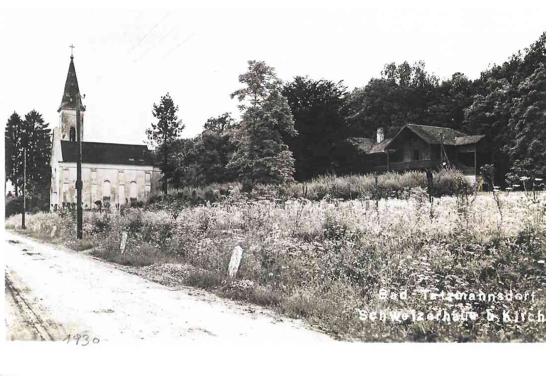 Schweizerhaus und Kirche