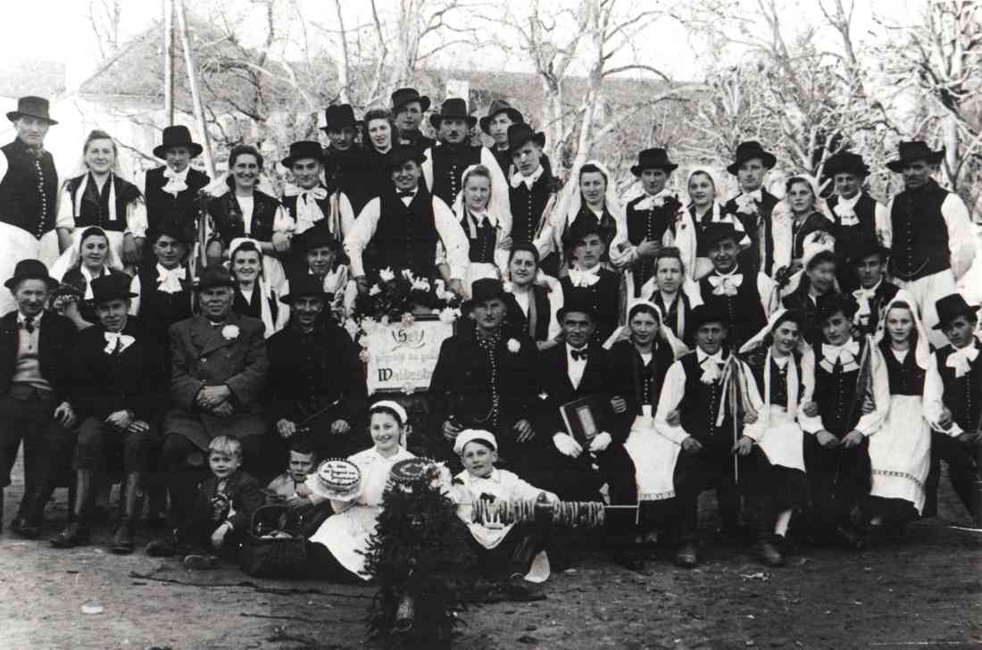 Blochziehen Jormannsdorf 1949