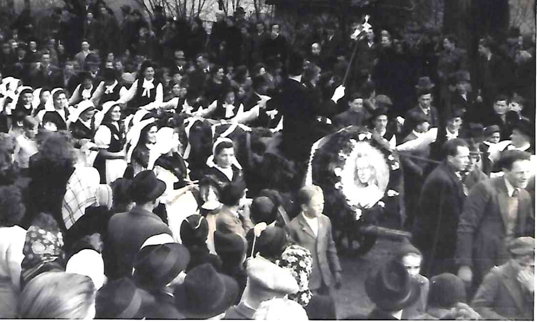 Bad Tatzmannsdorf: Blochziehen, 1948